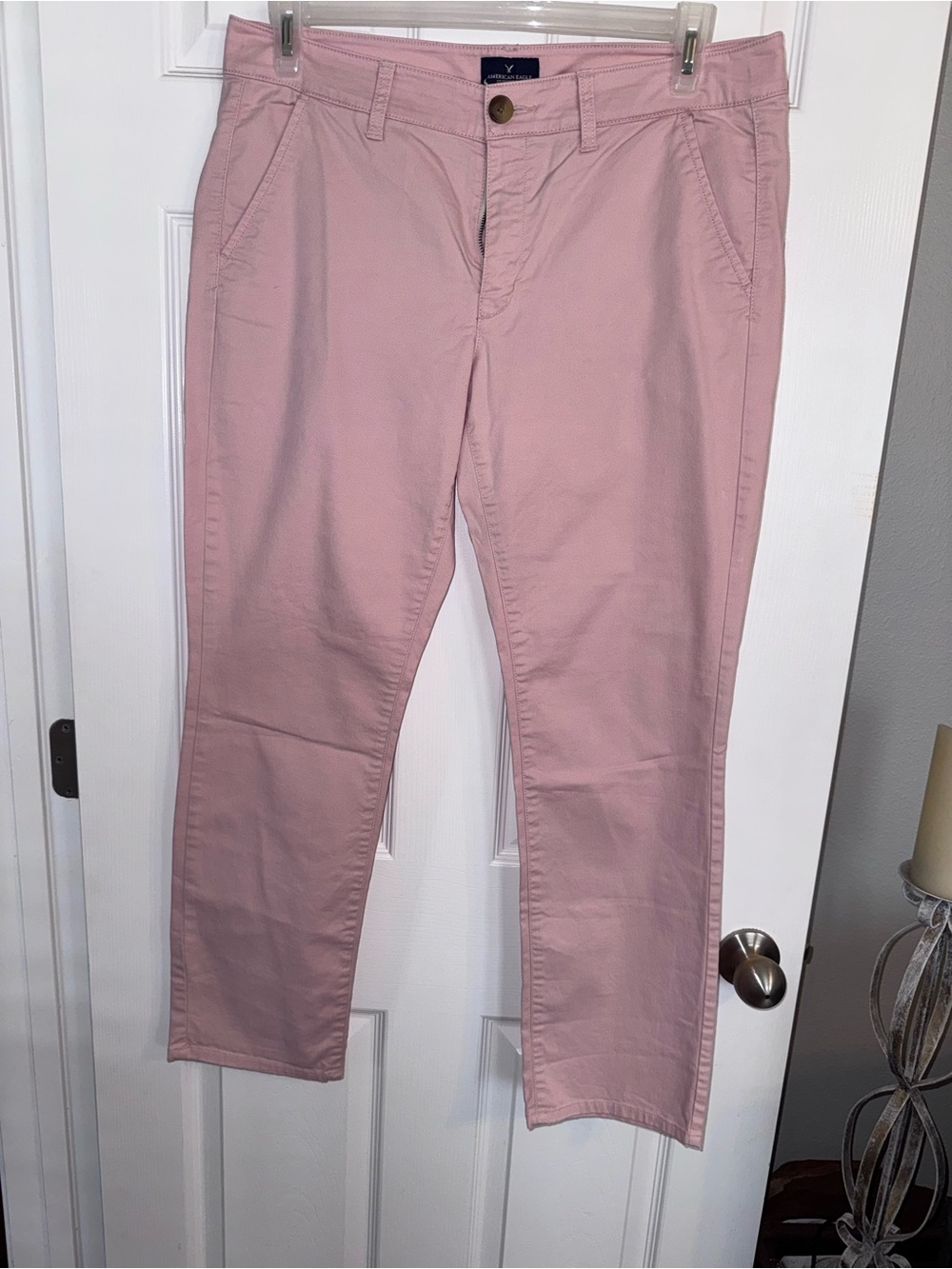 American Eagle Outfitters Soft Pink Chino Shorts